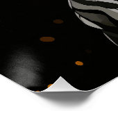 Poster Gold Splash Doberman Dog 01 - Eartha Vandenstein (Coin)