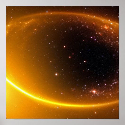 Poster Gold Starscape (Devant)