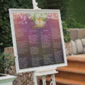 Poster Gold Swirl Tree violet Fairytale Mariage magique