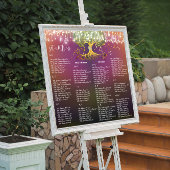 Poster Gold Swirl Tree violet Fairytale Mariage magique