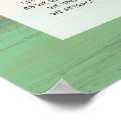 Poster Gold Turquoise Gratitude Affirmation 3 clients loy (Coin)