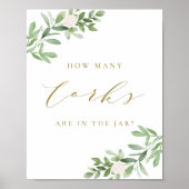 Poster Gold verdure Combien de lièges sont dans le jeu Ja (Devant)