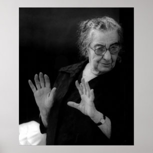 Poster Golda Meir, Premier ministre israélien
