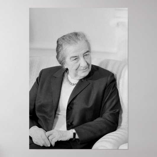 Poster Golda Meir - Premier ministre israélien (Devant)