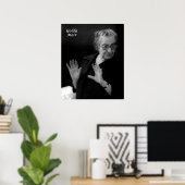 Poster Golda Meir, Premier ministre israélien (Bureau à domicile)