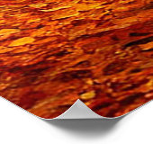 Poster 🍂 Golden Birch Forest Path in Soft Autumn Light ✨ (Coin)