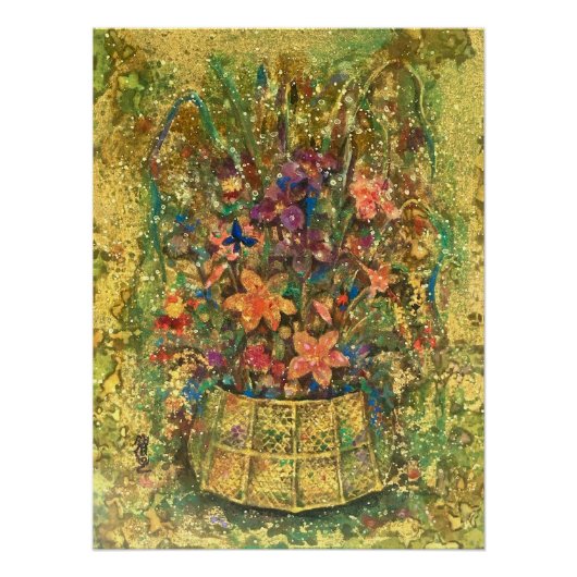 Poster Golden Bloom of Reminiscence (Devant)