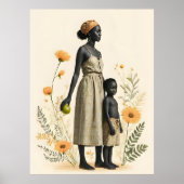 Poster Golden Bond : La mère et l'enfant en fleurs (Devant)