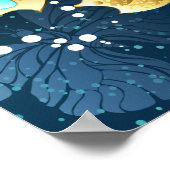 Poster Golden butterflies (Coin)