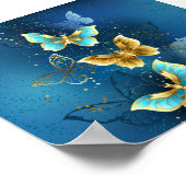 Poster Golden butterflies (Coin)