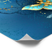 Poster Golden butterflies (Coin)