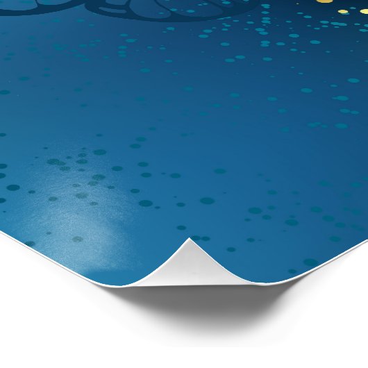 Poster Golden butterflies (Coin)