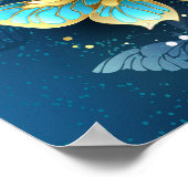 Poster Golden butterflies (Coin)