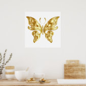 POSTER GOLDEN BUTTERFLY (Cuisine)