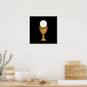 Poster Golden Chalice and Host (Cuisine)