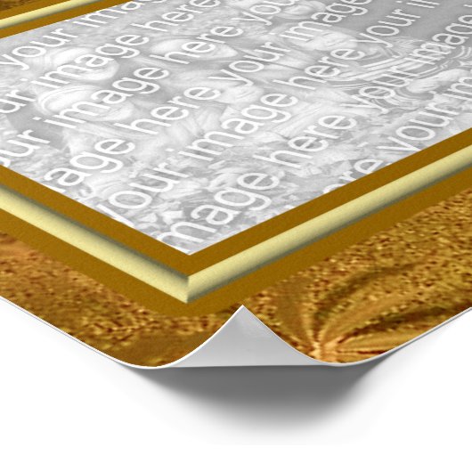 Poster Golden Collage 1002 (Coin)