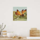 Poster Golden Dragonfly (Cuisine)