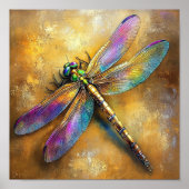 Poster Golden Dragonfly (Devant)