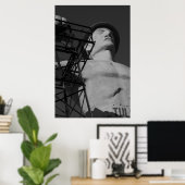 Poster Golden Driller Statue, Tulsa, Oklahoma. 2009 (Bureau à domicile)