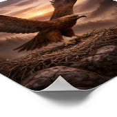 Poster Golden Eagle (Aquila chrysaetos) – Birds of Prey  (Coin)