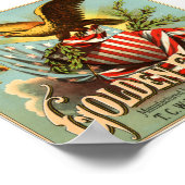 Poster Golden Eagle Tobacco 1900 (Coin)