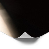 Poster Golden Effervescence: Macro Champagne Bubbles Art (Coin)