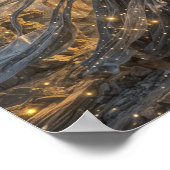 Poster Golden Elven Fantasy Light Impressionist Fantasy (Coin)