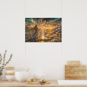Poster Golden Elven Fantasy Light Impressionist Fantasy (Cuisine)