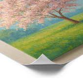 Poster Golden Embrassage - Canvas Sunset Mère & Enfant (Coin)