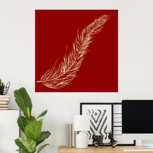 Poster Golden Feather