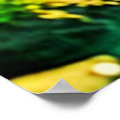 Poster Golden Forest Stream Peaceful Art (Coin)