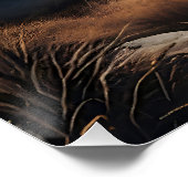 Poster Golden Full Moon Night (Coin)