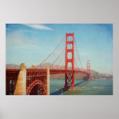 Poster Golden gate (Devant)