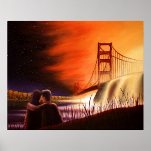 Poster Golden gate bridge