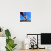Poster Golden Gate Bridge 3D (Bureau à domicile)