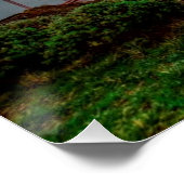 Poster Golden Gate Bridge avec le soleil brillant à trave (Coin)