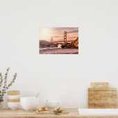 Poster Golden Gate Bridge de Baker Beach (Cuisine)