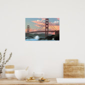 Poster Golden Gate Bridge de Baker Beach (Cuisine)