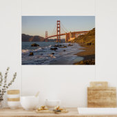 Poster Golden Gate Bridge de Baker Beach (Cuisine)