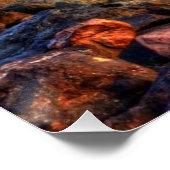 Poster Golden Gate Bridge du sentier de la baie de San Fr (Coin)