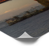 Poster Golden Gate Bridge et San Francisco (Coin)