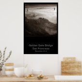Poster Golden Gate Bridge Novembre 2014 #1 (Cuisine)