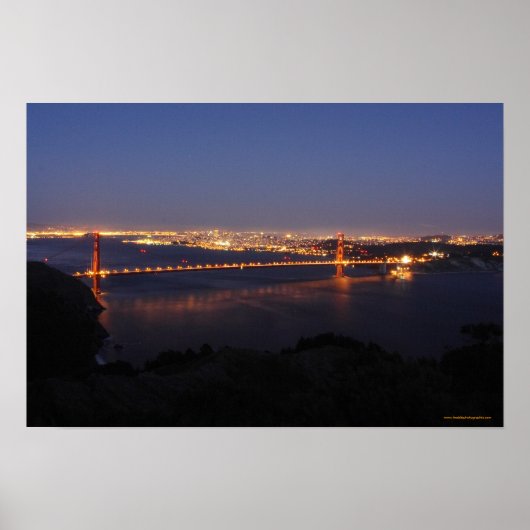 Poster Golden Gate Bridge, San Francisco, Californie (Devant)