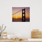 Poster Golden Gate Bridge, San Francisco, Californie, (Cuisine)
