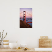 Poster Golden Gate Bridge ; San Francisco ; Californie ; (Cuisine)