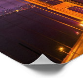 Poster Golden Gate Bridge San Francisco Night Scenery (Coin)