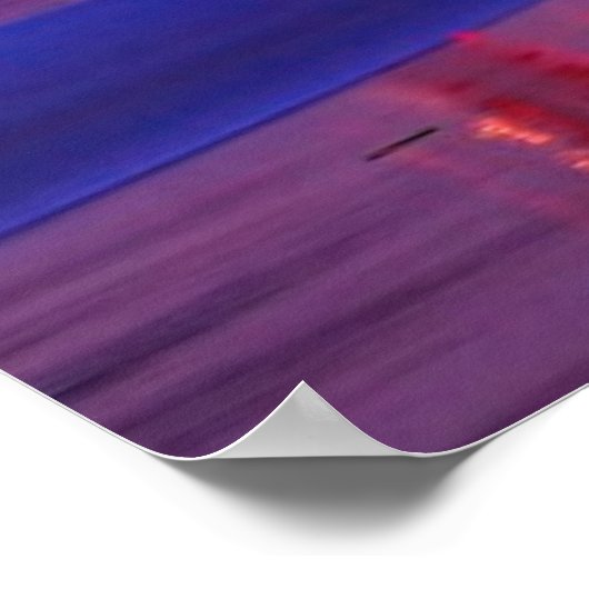 Poster Golden Gate Bridge sur Baker Beach à Sundown (Coin)