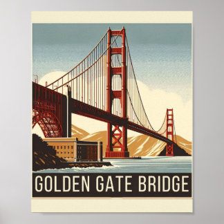 Poster Golden Gate Bridge - Une icône intemporelle de San
