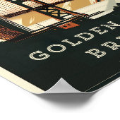 Poster Golden Gate Bridge - Une icône intemporelle de San (Coin)