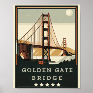 Poster Golden Gate Bridge - Une icône intemporelle de San
